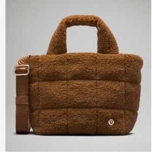 Lululemon Sherpa Cozy Brown Tote Bag